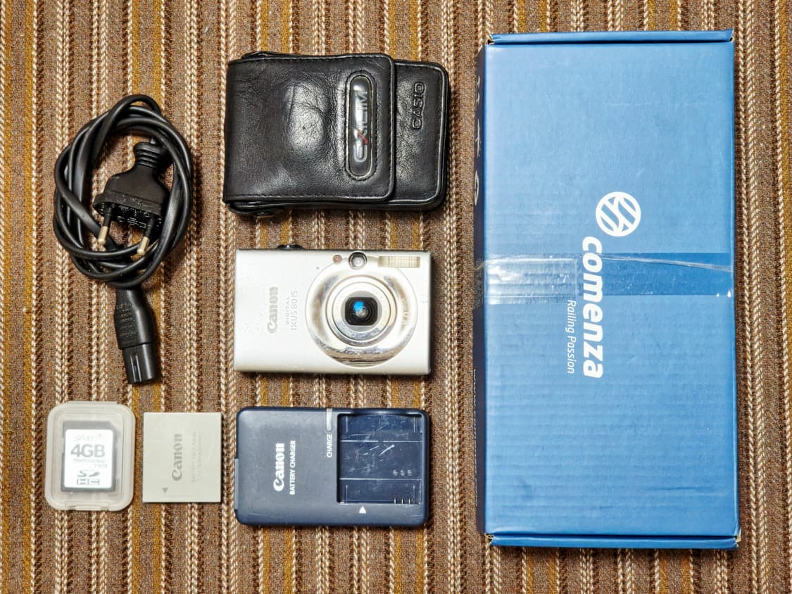 [바로사용가능] 캐논 익서스 ixus80is 빈티지 디카 실버 상품이미지1