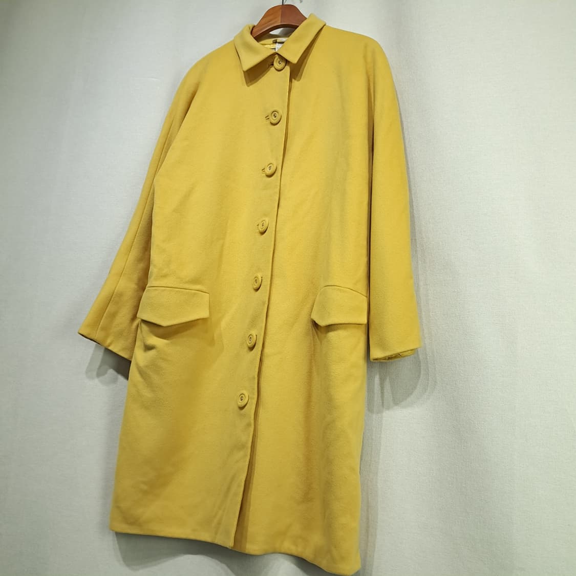 CN890W M 베르사체 꾸뛰르 울 캐시미어 롱코트 상품이미지2