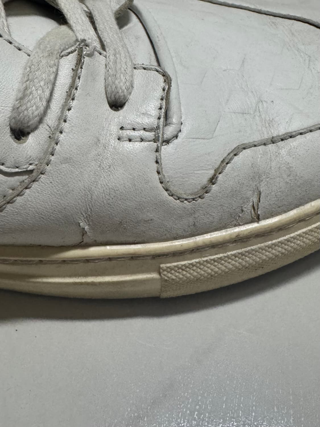 발렌시아가 모노크롬 화이트 레더 하이탑 280 상품이미지8