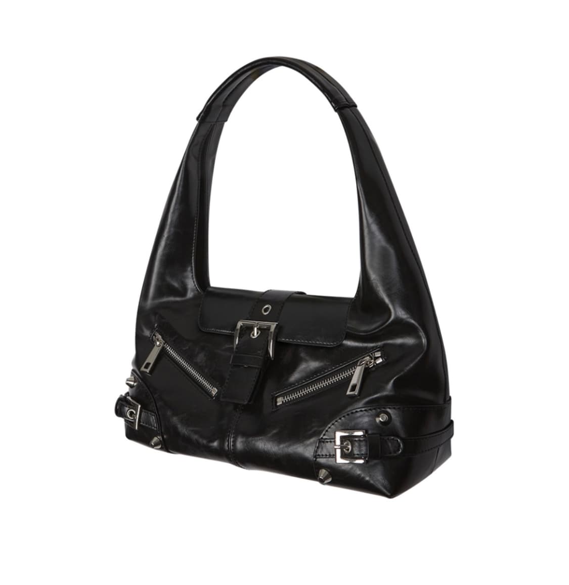 낫노잉 Small Moto Hobo Bag (LEATHER) 상품이미지3