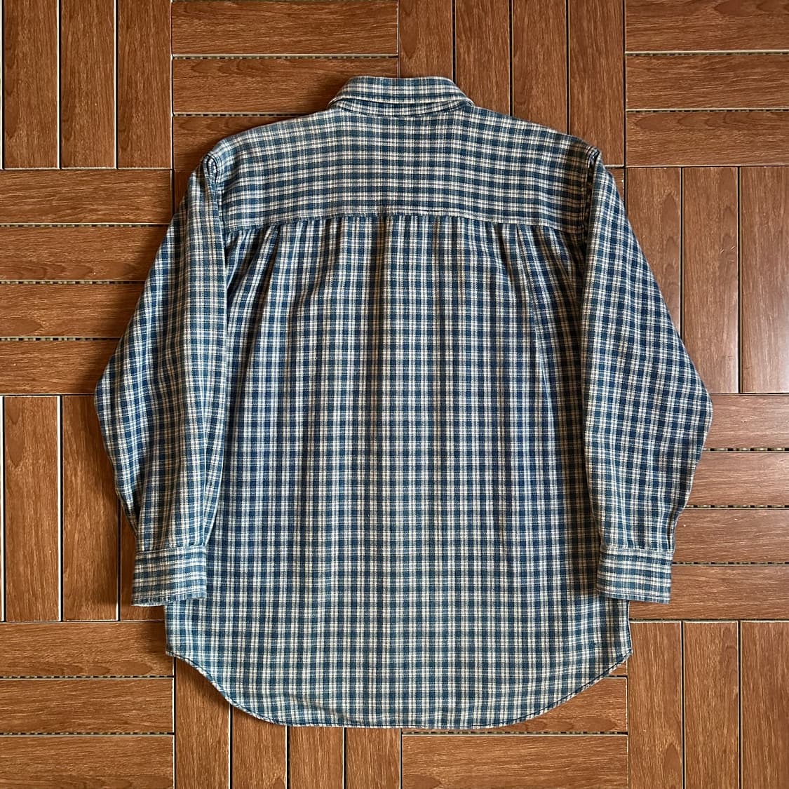 Blue mountain indigo check pocket shirts 상품이미지2
