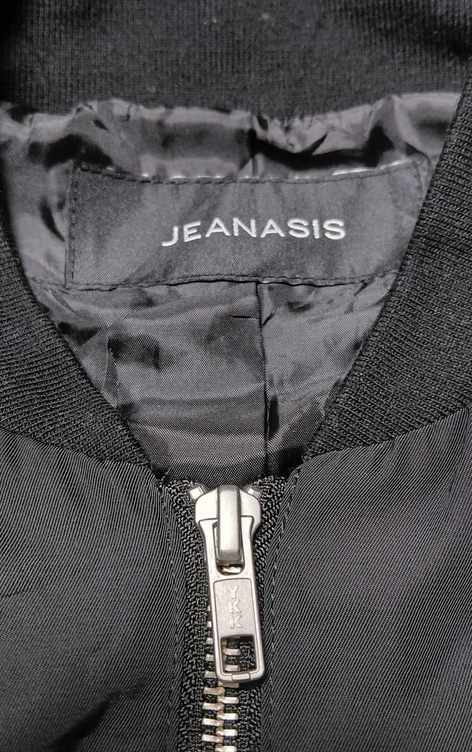 [JEANASIS] 지나시스 오버핏 항공 점퍼 (F사이즈/블랙) 상품이미지2