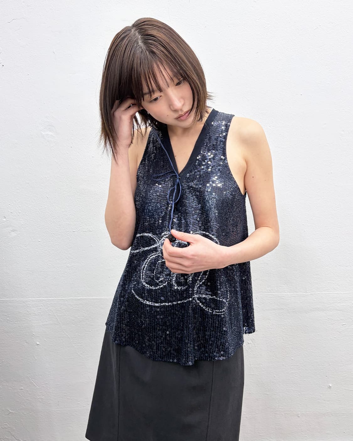 엠포리오 아르마니 2009S/S 세퀸 슬리브리스 상품이미지1