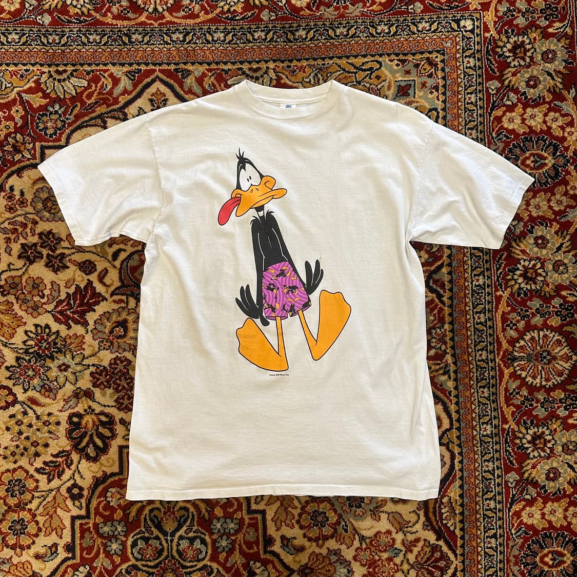 90s Looney Tunes "Exhausted Daffy" Boxer 상품이미지2