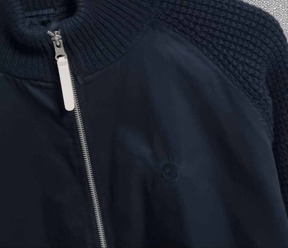 M ) 아디다스 블랙 니트집업 바람막이 상품이미지2