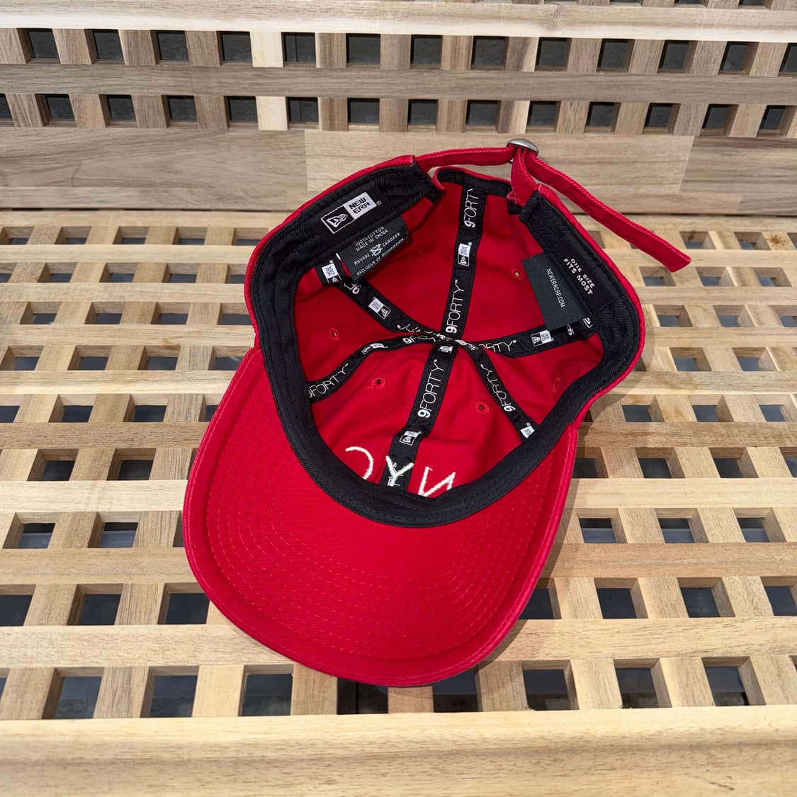 뉴에라 NYC 레드 9forty 상품이미지4