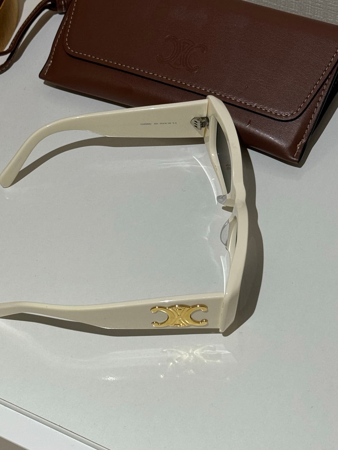 셀린느 트리오페 XL 01 선글라스 아이보리 상품이미지4