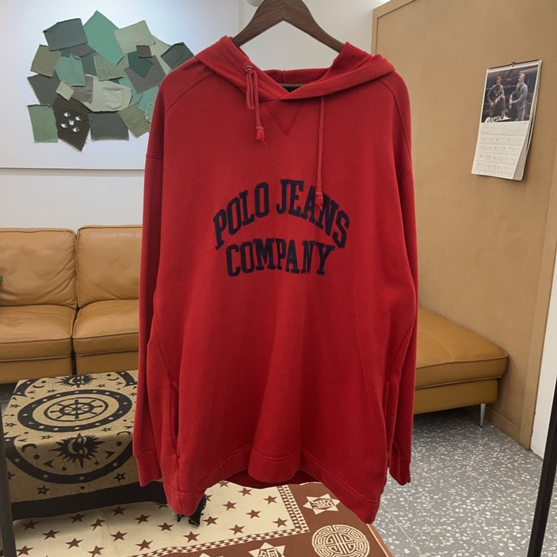 폴로 랄프로렌 올드스쿨 빈티지 빅사이즈 오버핏 후드티 L C08651 상품이미지3