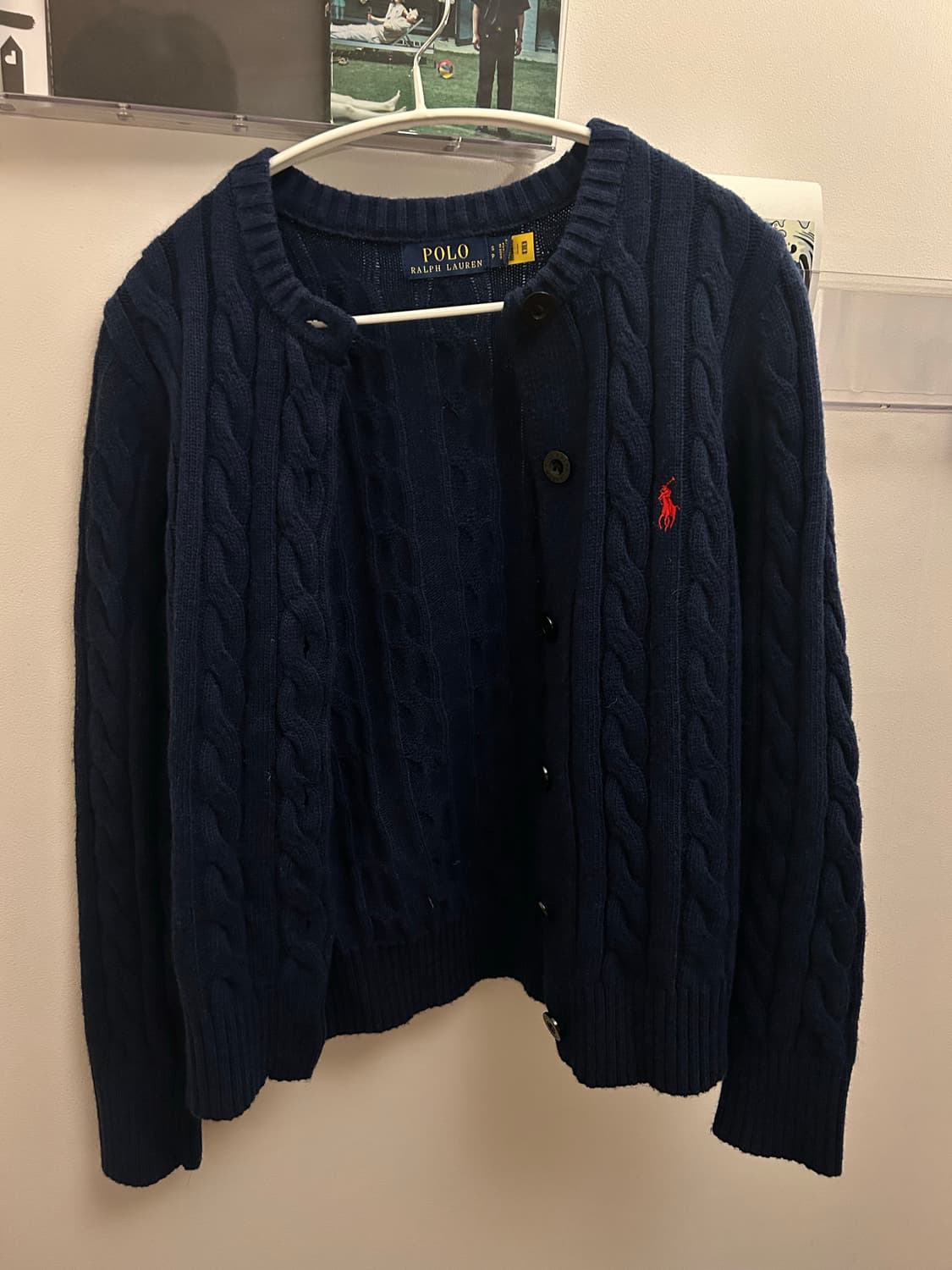 폴로 랄프로렌 여성 네이비 가디건 상품이미지2