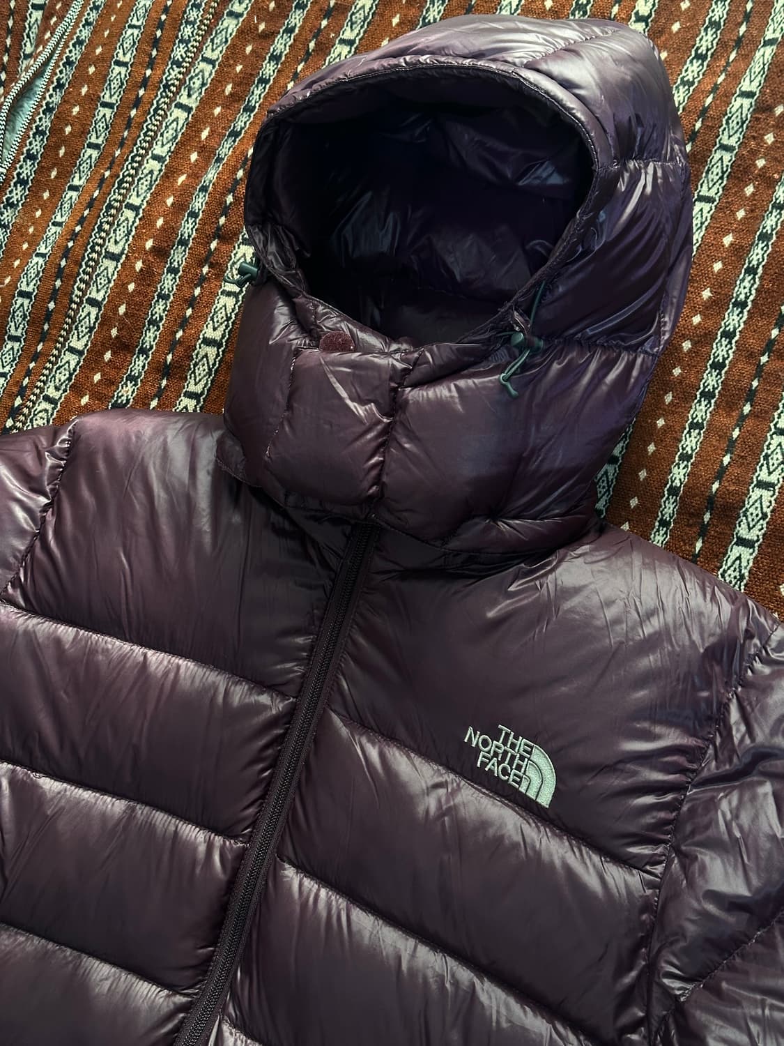 노스페이스 700 필 파카 L 퍼플 상품이미지6