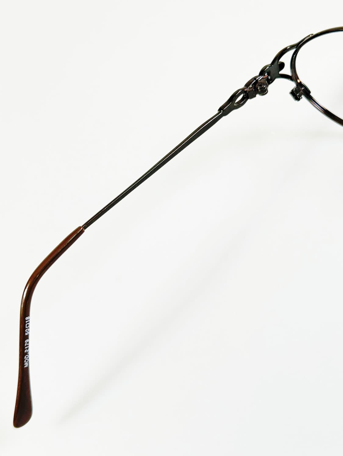 90s LUICHEL 건메탈 슬림 오벌 프레임 빈티지 안경 상품이미지7