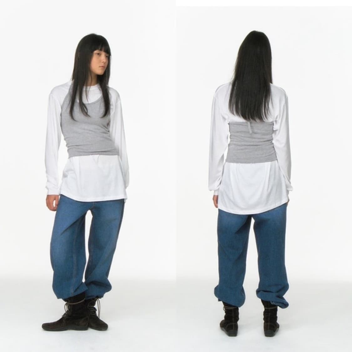 택o새제품) 리포스 앙고라 홀터넥 그레이 상품이미지1