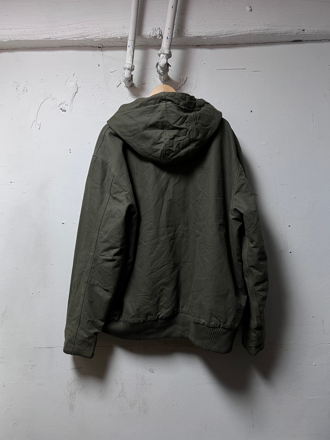 칼하트 워시드 덕 액티브 자켓 모스그린 상품이미지7