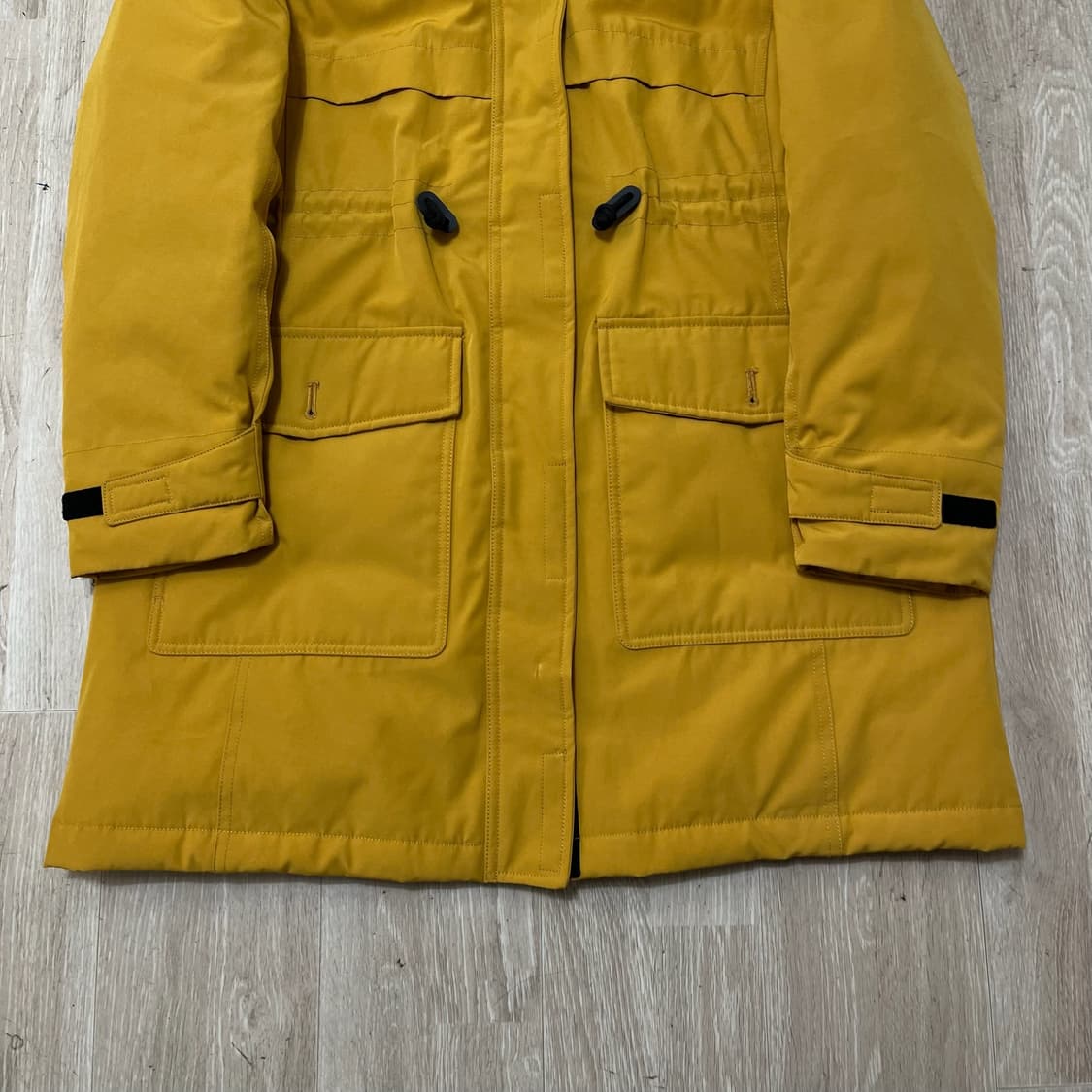 헨리코튼 골프 남성 구스다운 후드 야상 롱패딩 L/100  상품이미지5