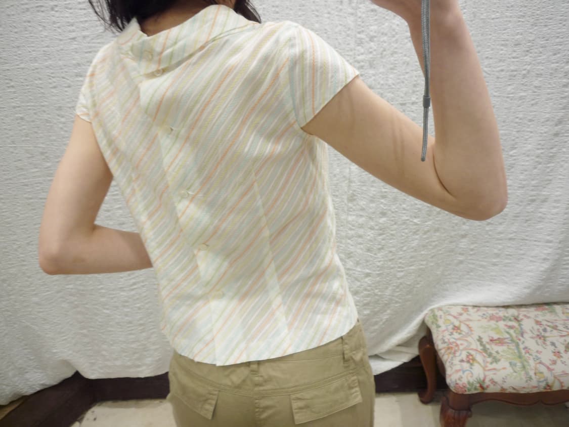 Citrus Breeze Accent Blouse 상품이미지5