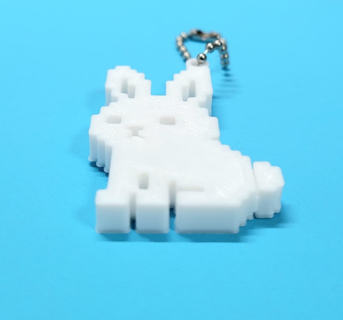 토끼 8비트 키링 키체인 상품이미지3