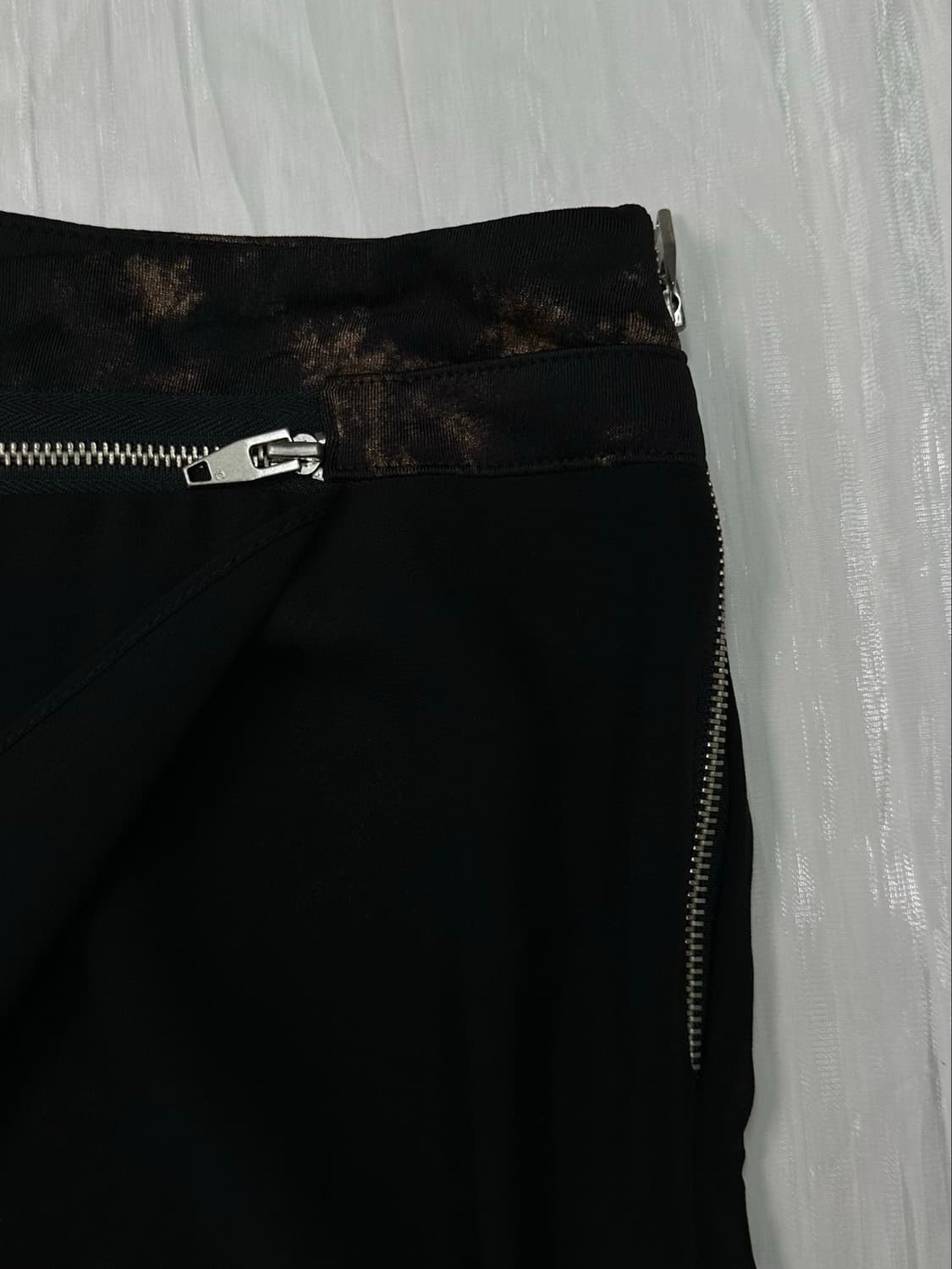 Zip layer mesh Midi Skirt 상품이미지6