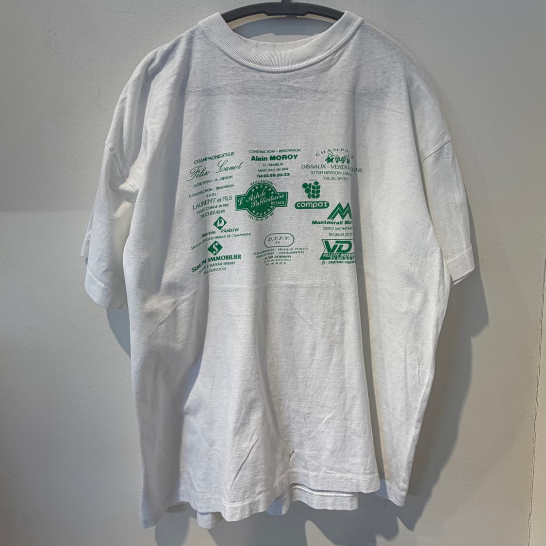 Team Conde Moto Verte Vintage T-shirts 상품이미지1