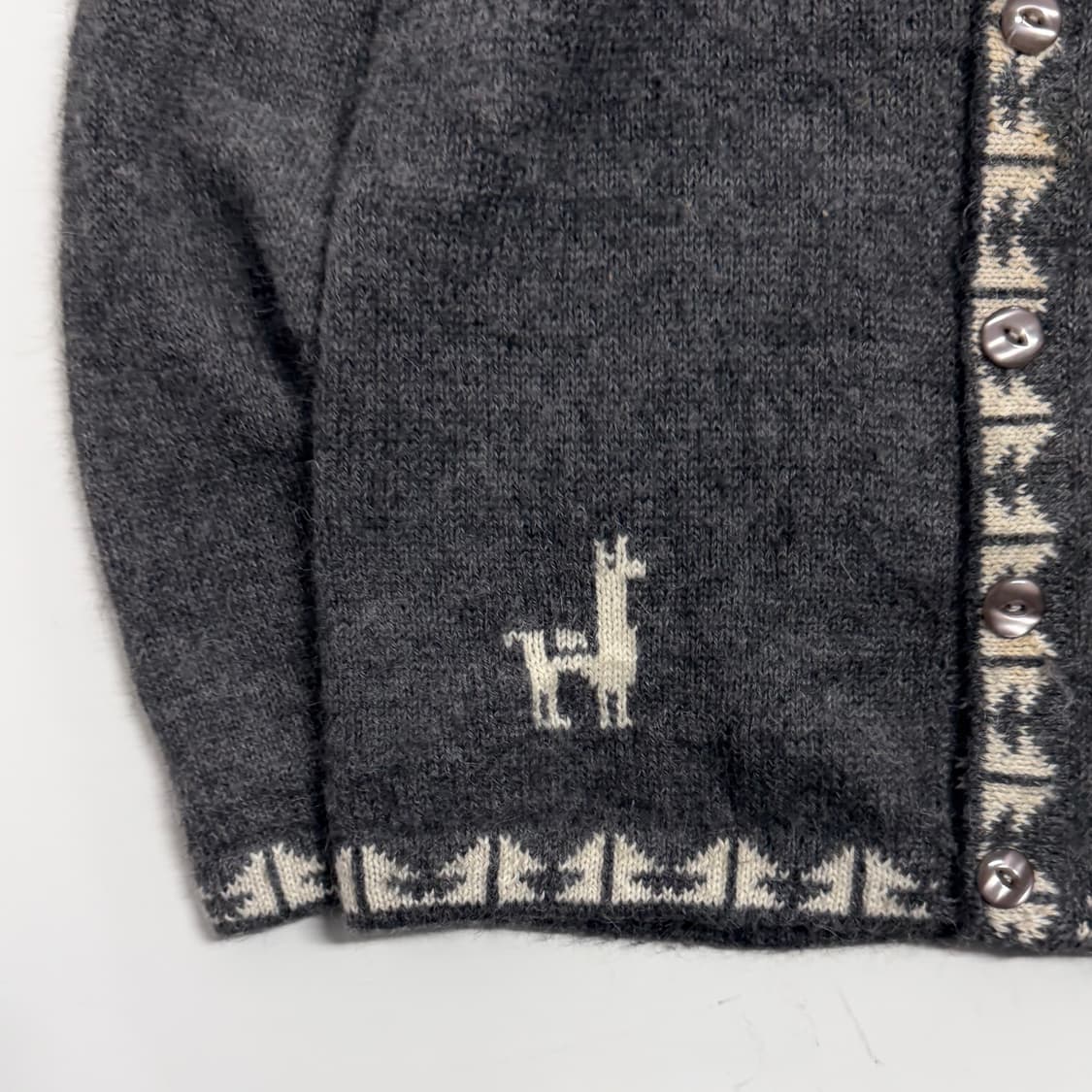 알파카 하우스 울 니트 자켓 상품이미지5