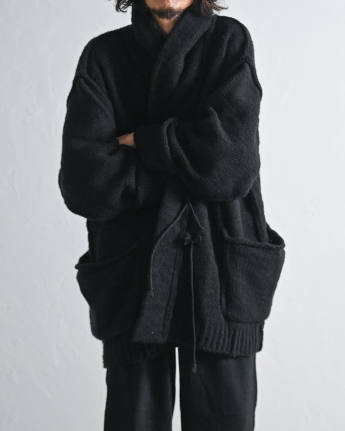 barbell object / lg cardi(BLACK) 상품이미지2