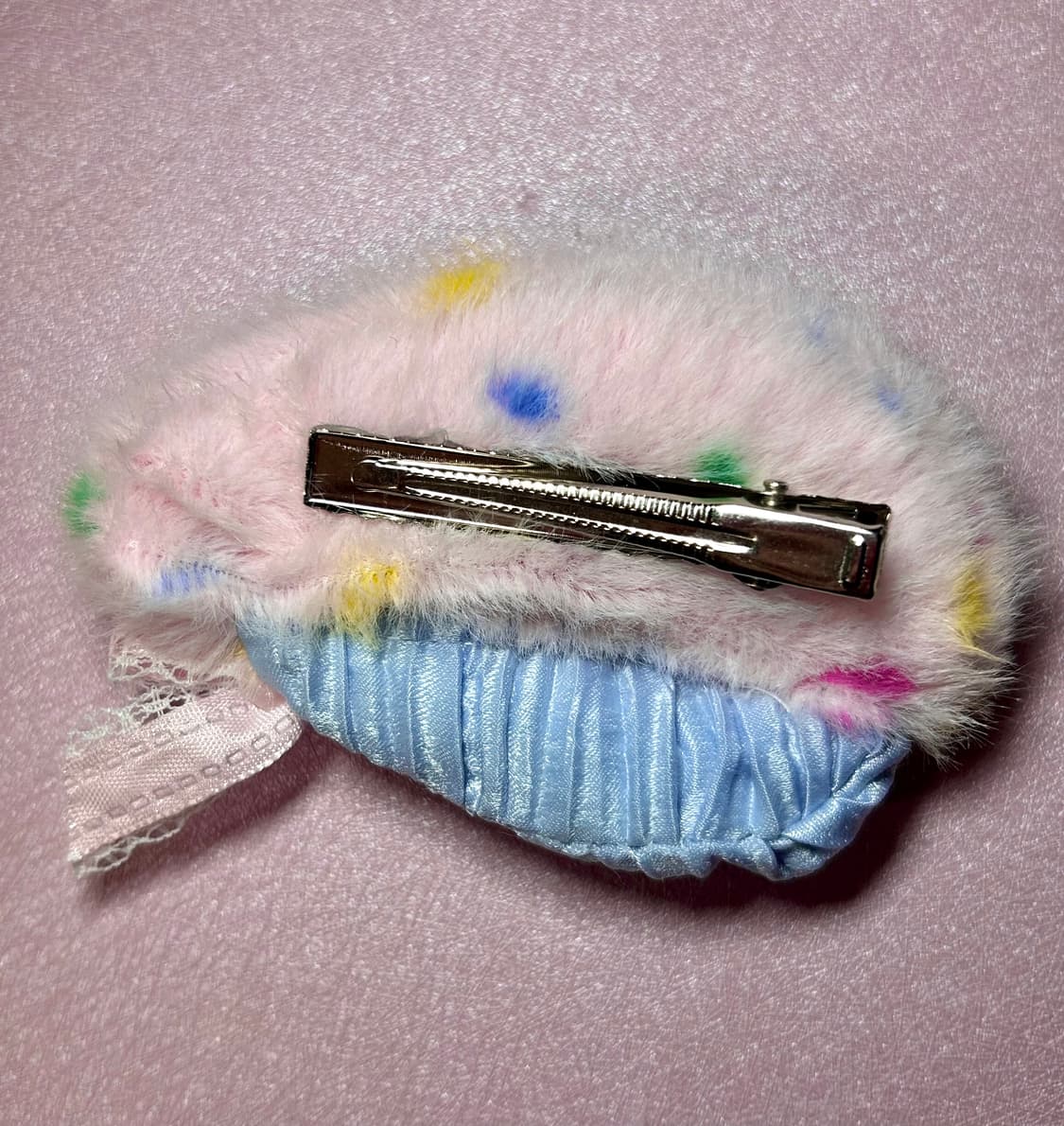 ･:*+. 핸드메이드 핑크 생크림 컵케이크 헤어핀 상품이미지3