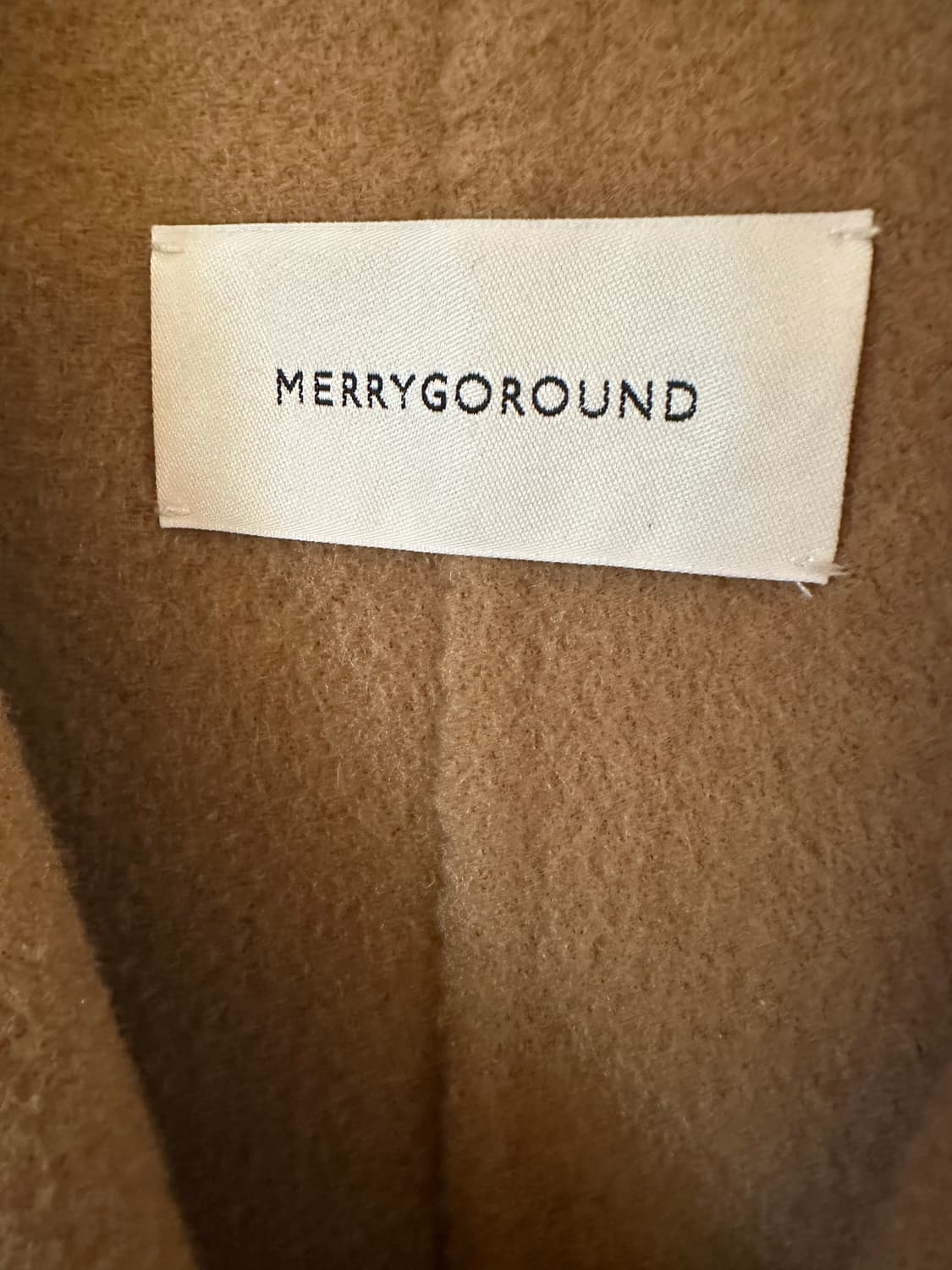 MERRYGOROUND 핸드메이드 울 코트 (S) 상품이미지2