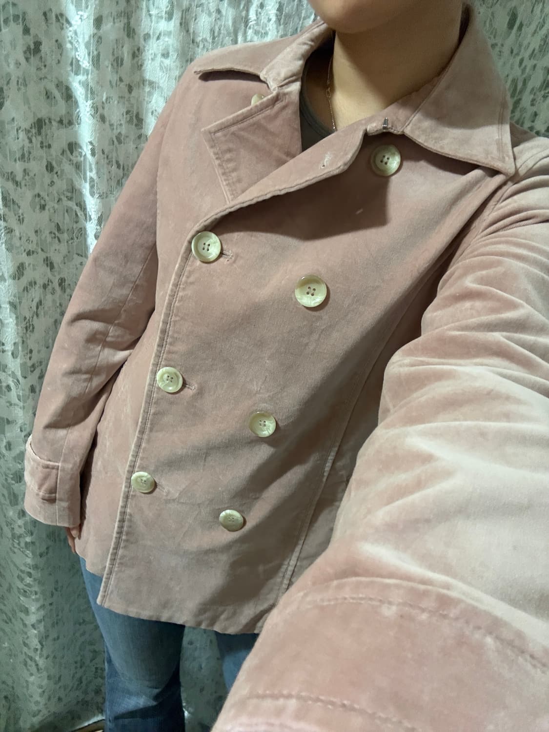 Pink velvet jacket 상품이미지6