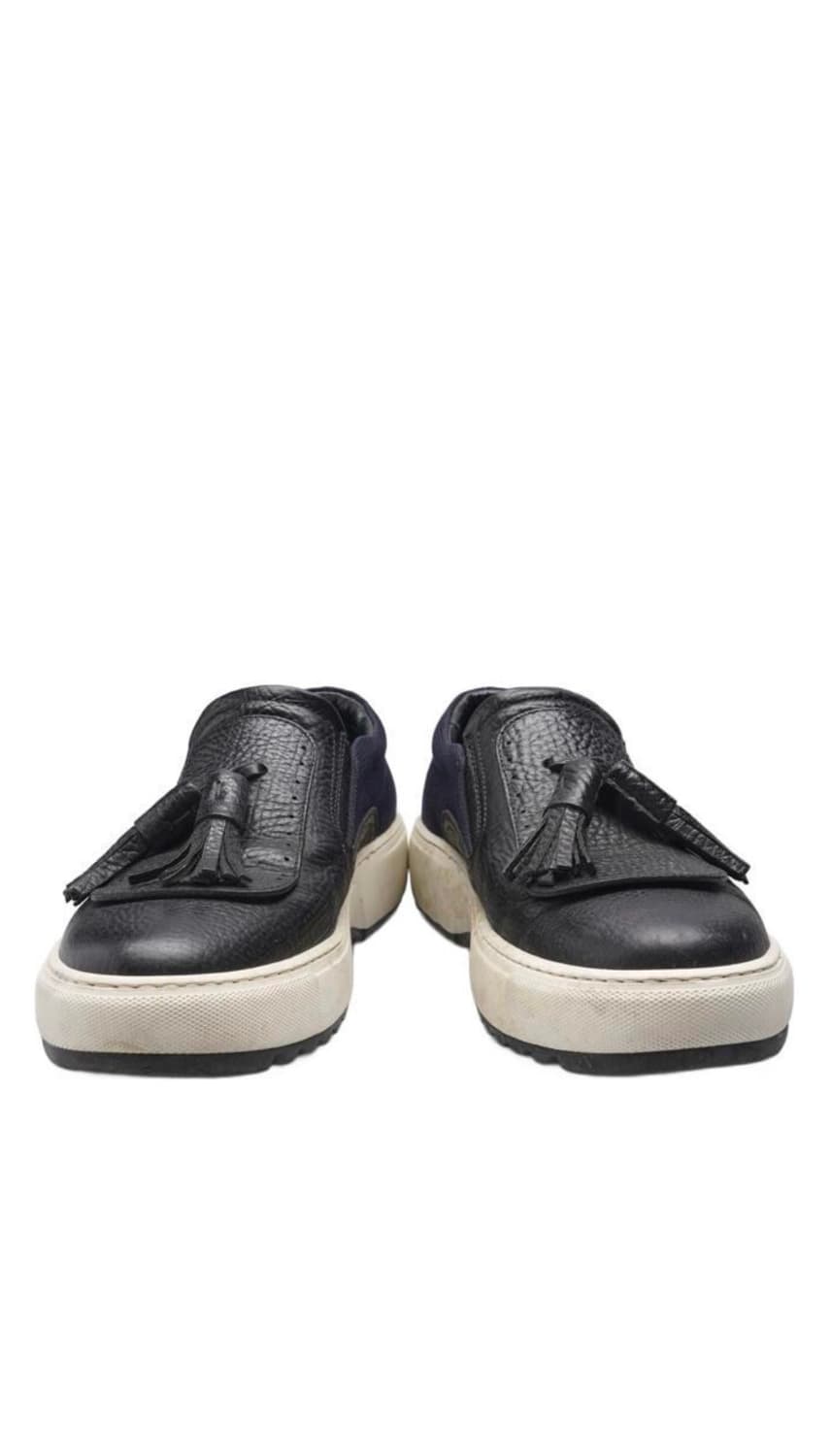 페라가모 레더 테슬 블랙 네이비 슬립온 260 상품이미지2