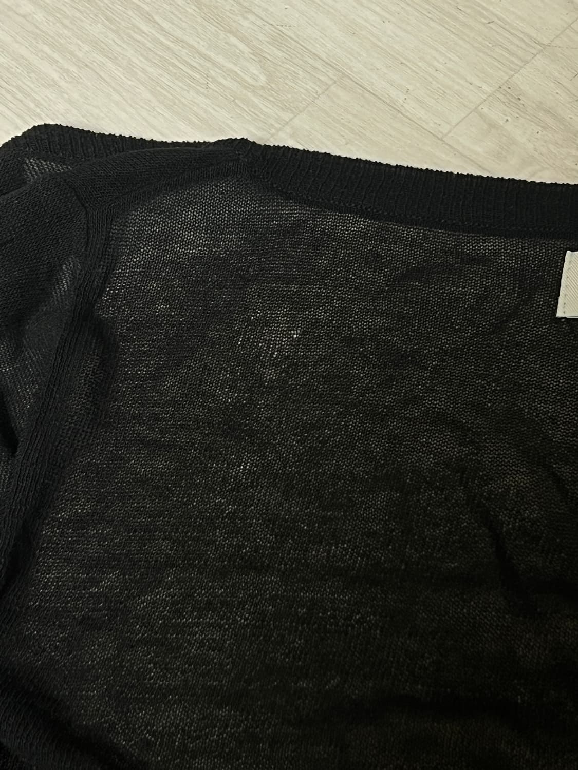 YUSE 유즈 - 썸머 홀터 니트탑 + 볼레로 세트 (블랙) 상품이미지3