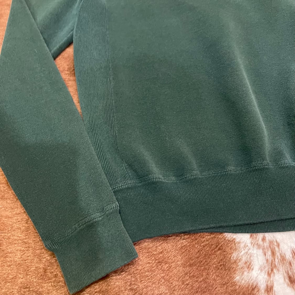 폴로 랄프로렌 패치 그린 반집업 스웨터 상품이미지5