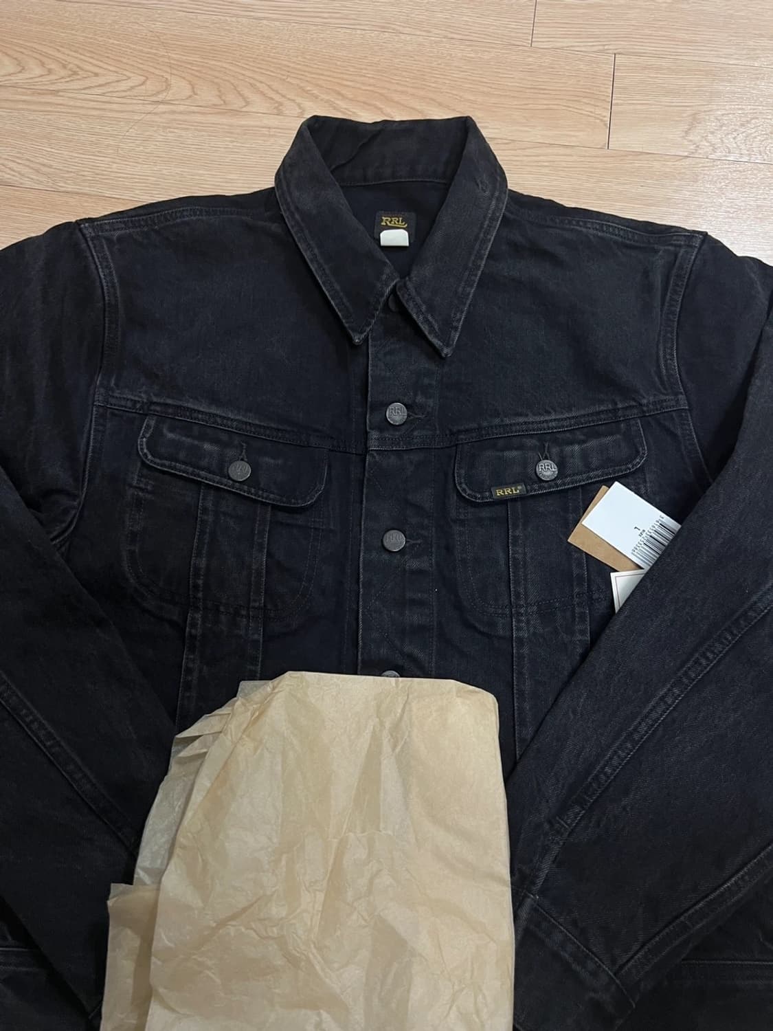 더블알엘 RRL lot271 블랙 데님자켓 Lsize 상품이미지1