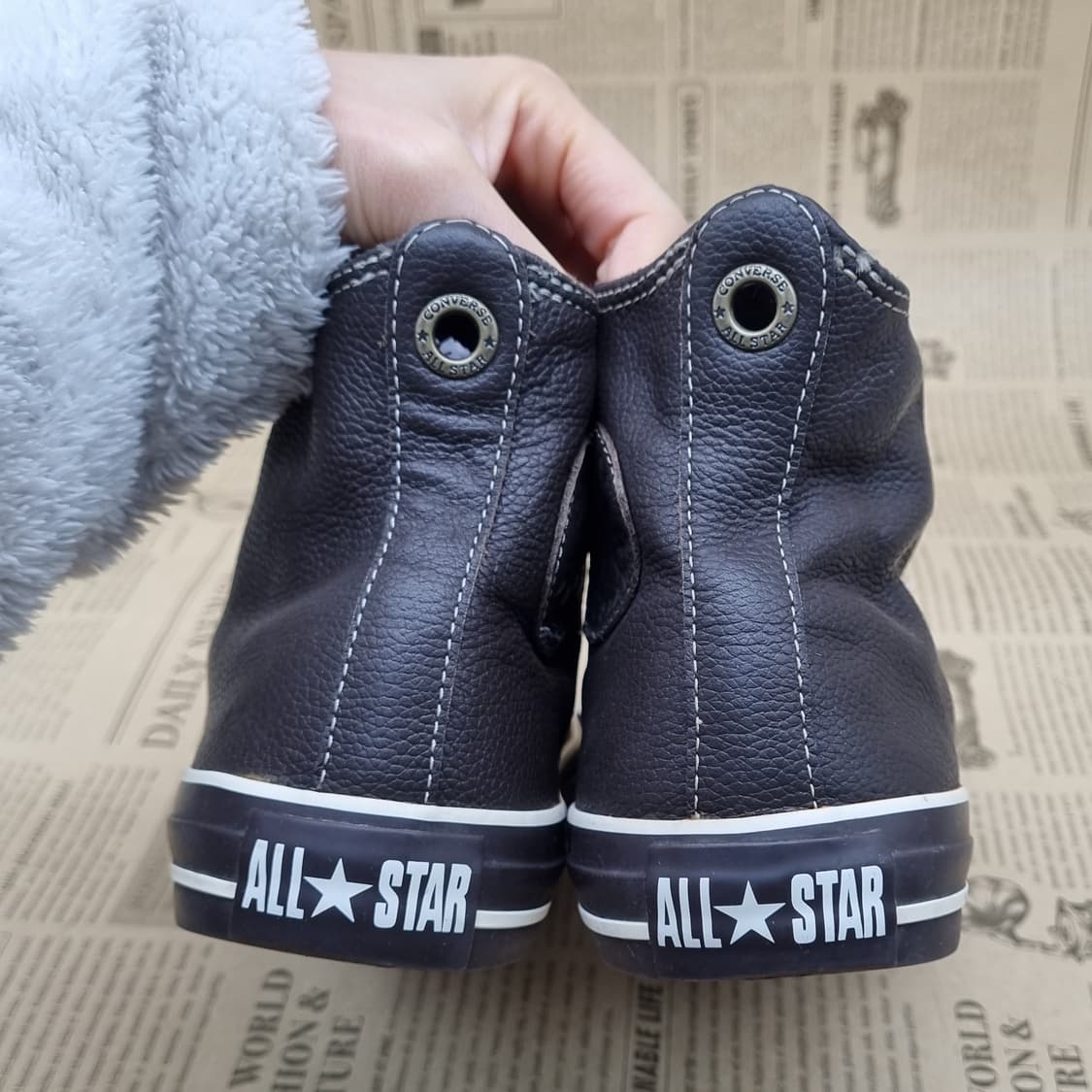 컨버스 척테일러 레더 하이탑 245 상품이미지4