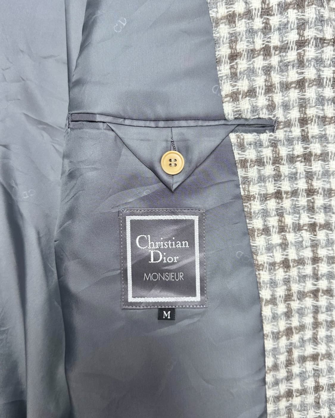 크리스찬디올 울 체크자켓 상품이미지3