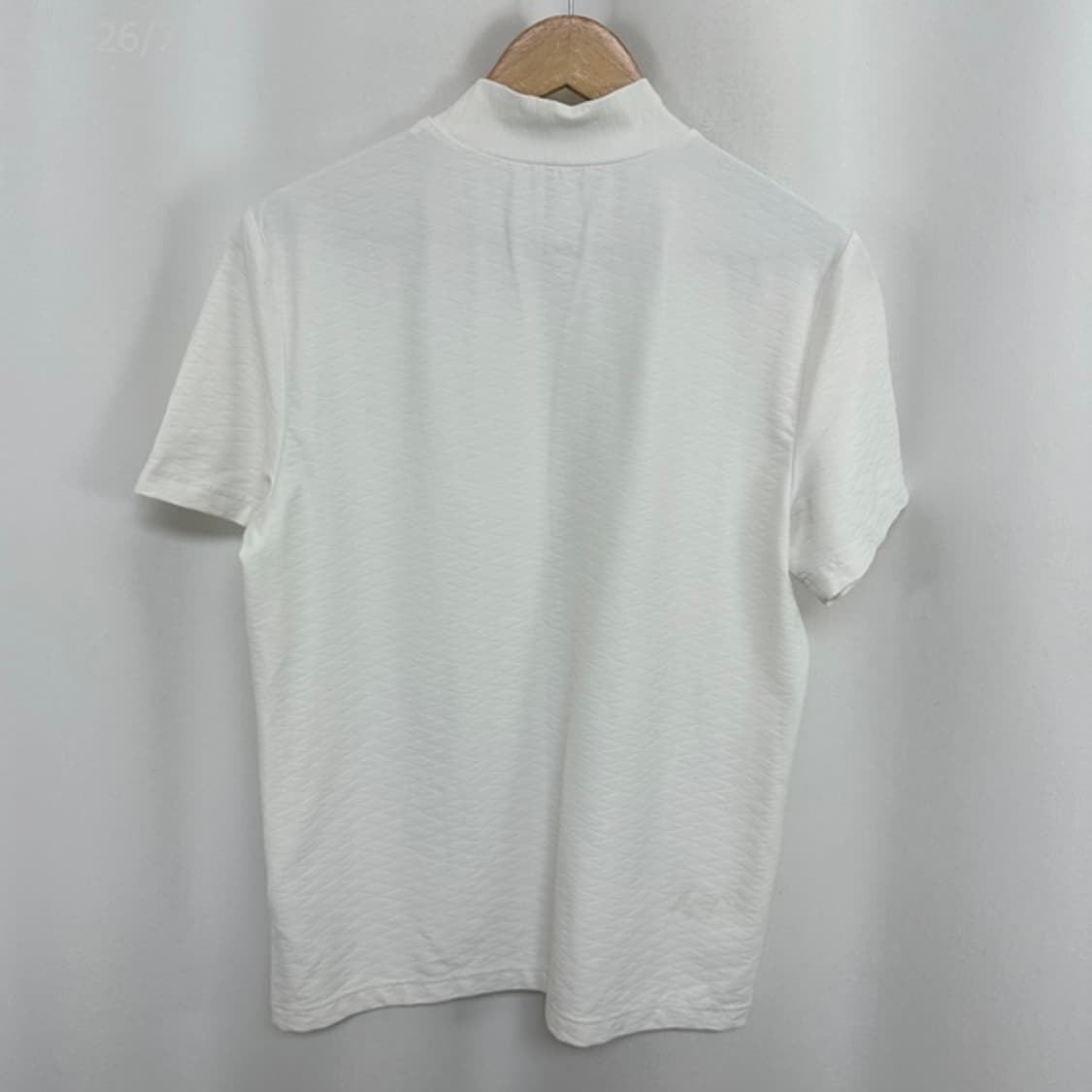 블랙앤화이트 남자 스판 골프 반팔티 화이트 100(M) 상품이미지9