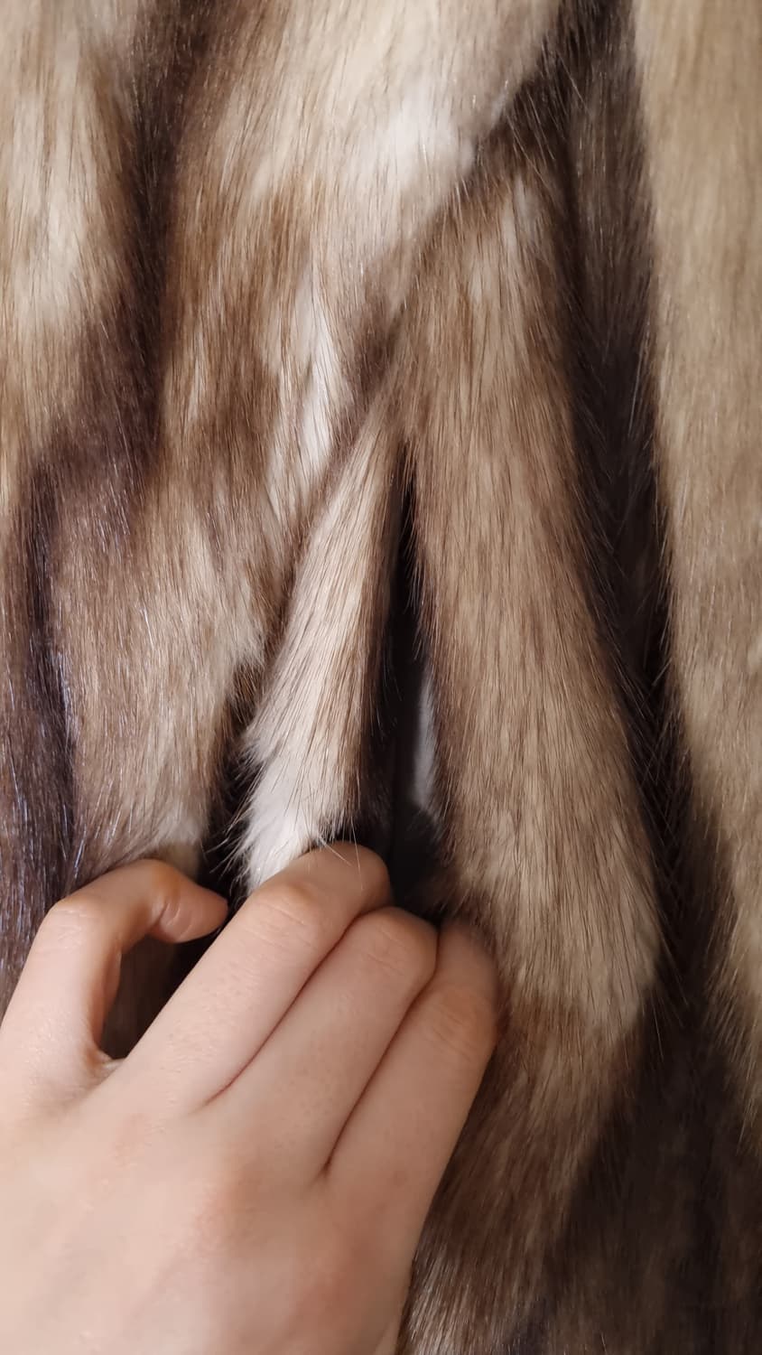  머스크랫 100 모피 퍼 자켓 상품이미지8