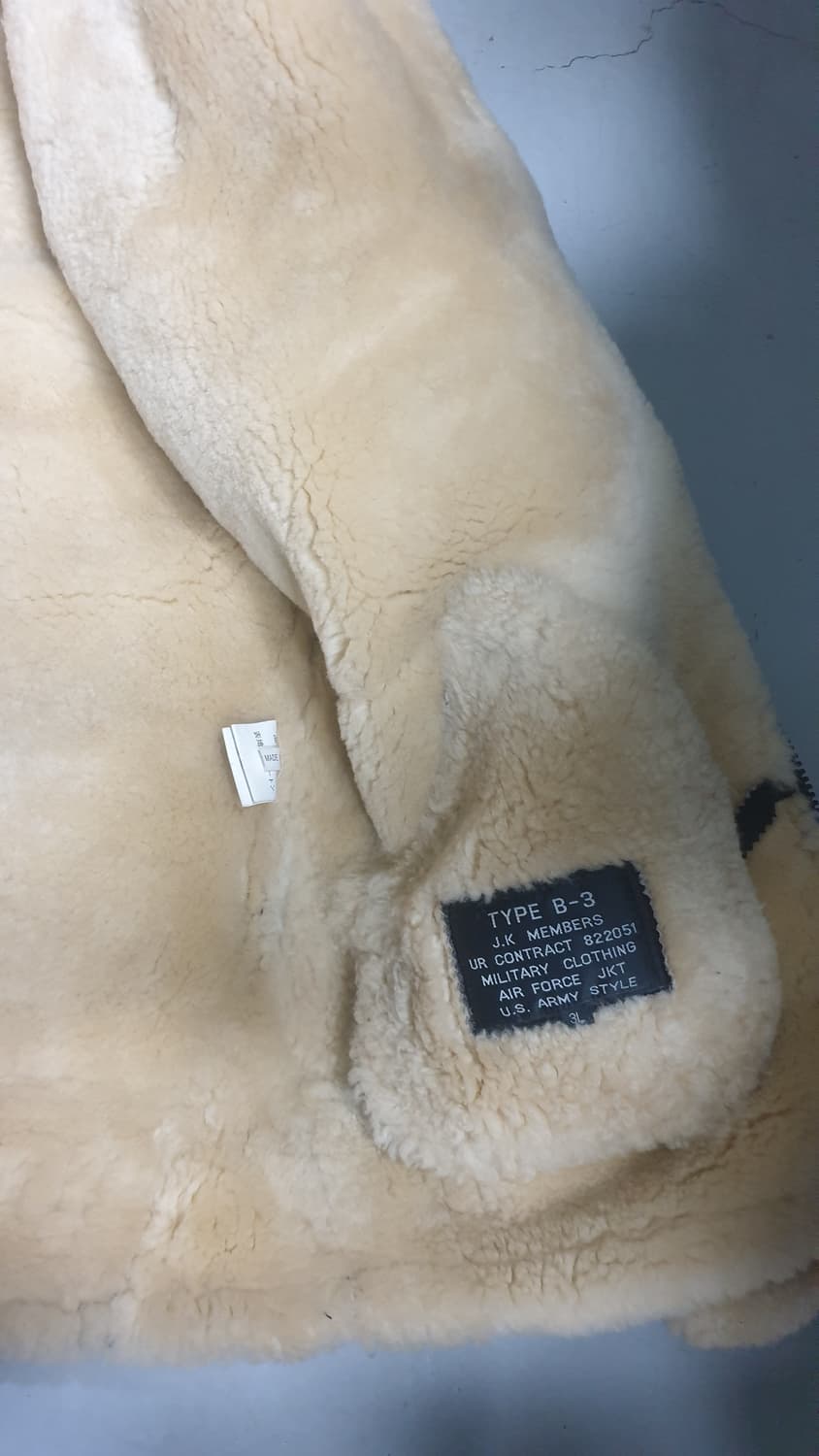 B-3 무스탕 자켓 3xl 상품이미지8