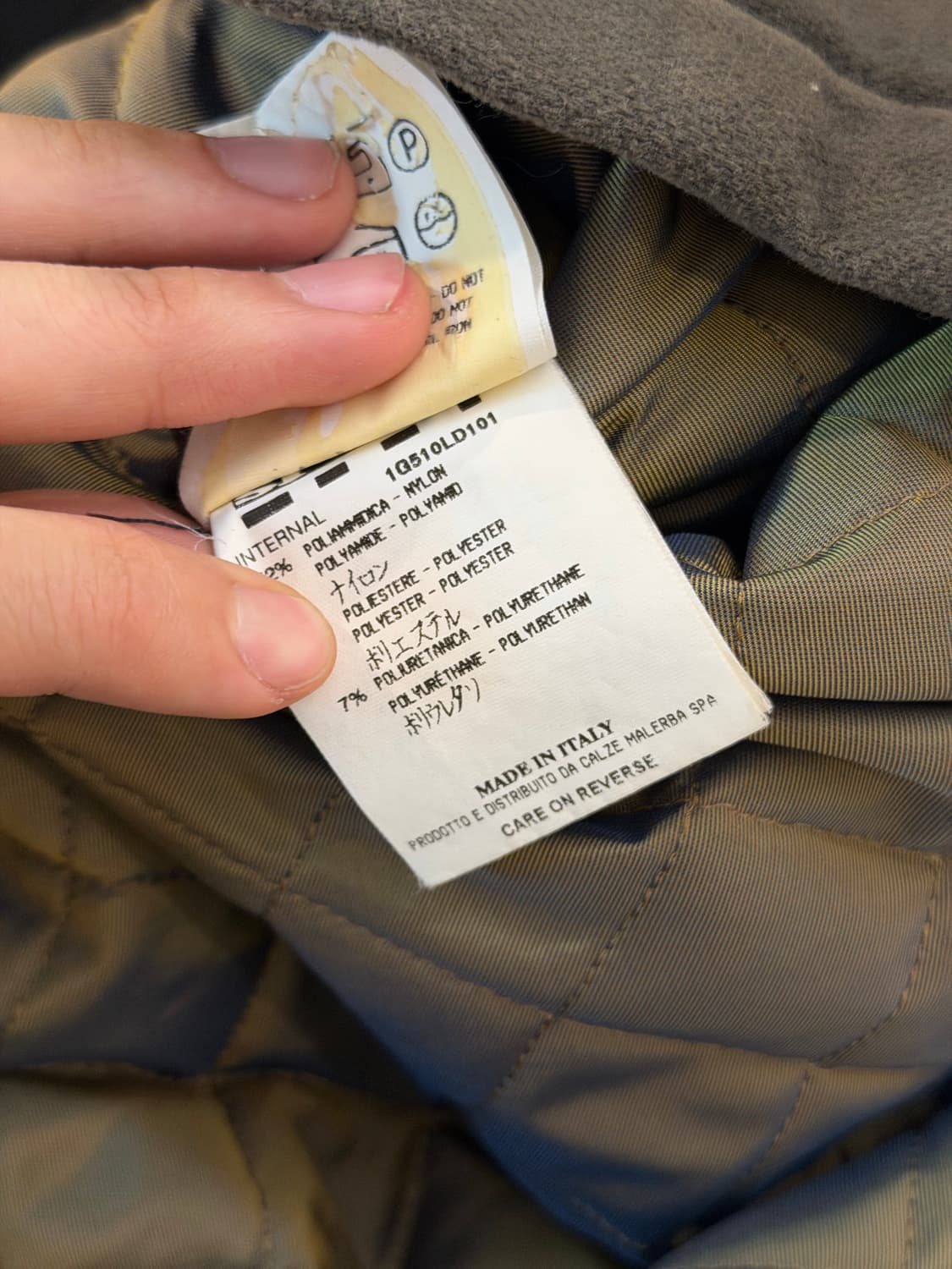 90s 미쏘니 스포츠 아카이브 더플코트 올리브 상품이미지7