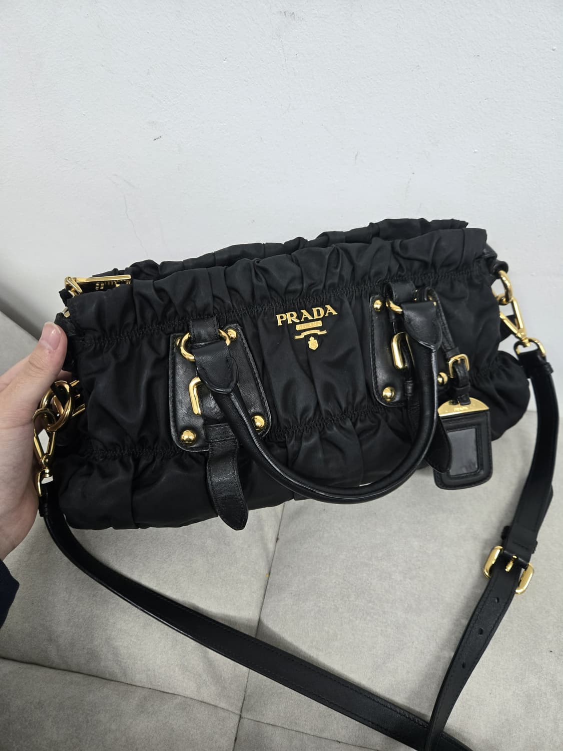 [보증서 정품]프라다 고프레백 상품이미지5