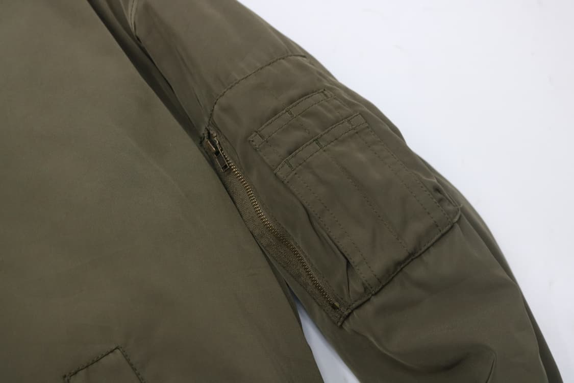 빈티지 카키 퀼팅 안감 항공점퍼 MA-1 (M) 상품이미지5