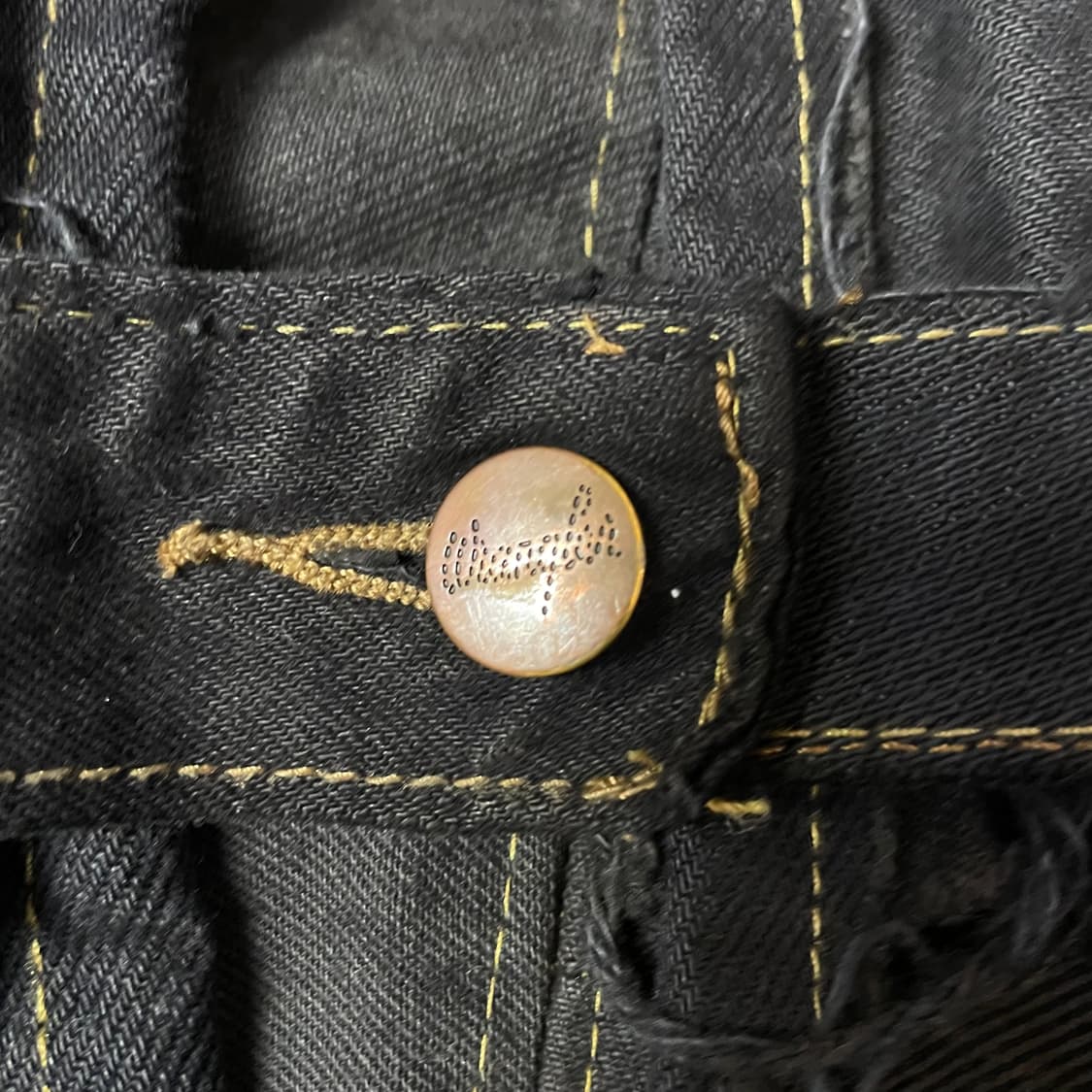 빈티지 흑청 리워크 패치 후드 커스텀 데님 자켓 상품이미지5