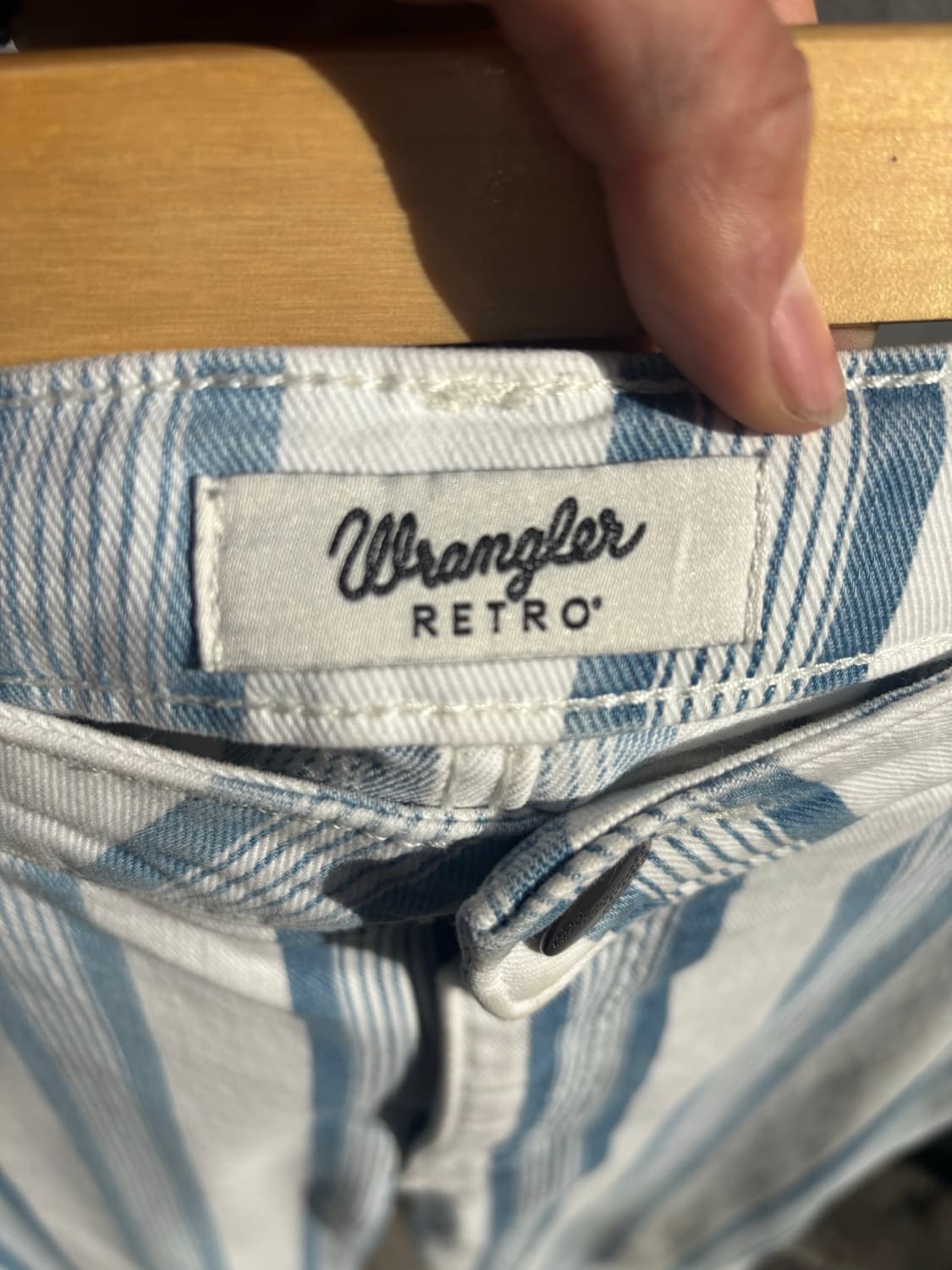 Wrangler Retro 히피 스트라이프 플레어 진  상품이미지10