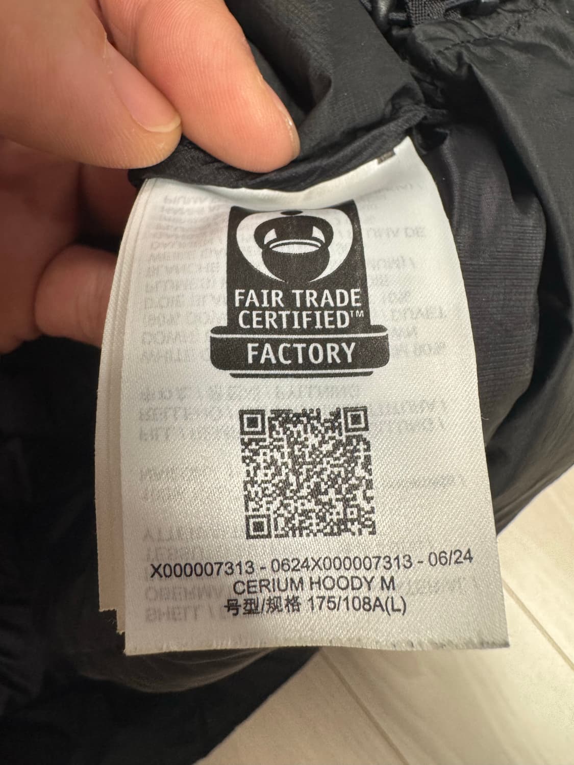 아크테릭스 세륨 후디 블랙 L 상품이미지4