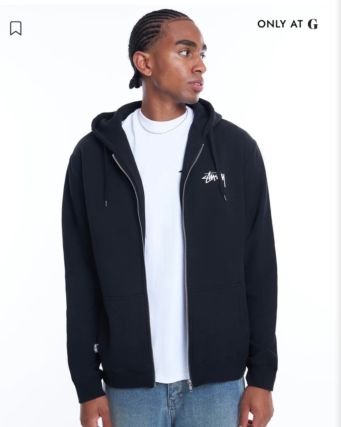 스투시 후드집업 L 상품이미지7