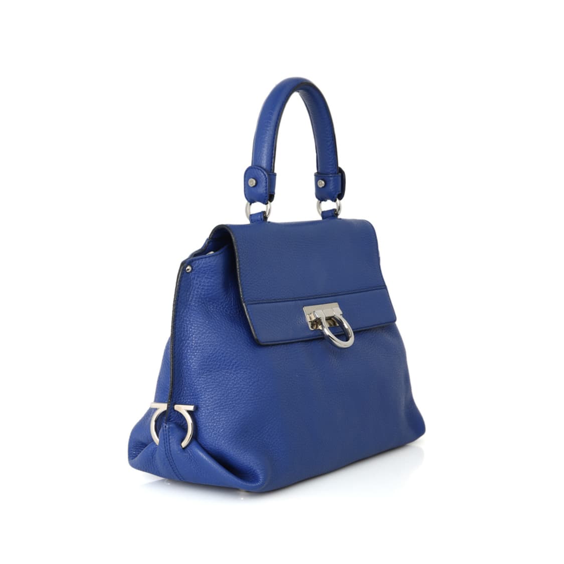 페라가모 소피아 토트백 블루 간치니 보스턴 21F896 상품이미지3