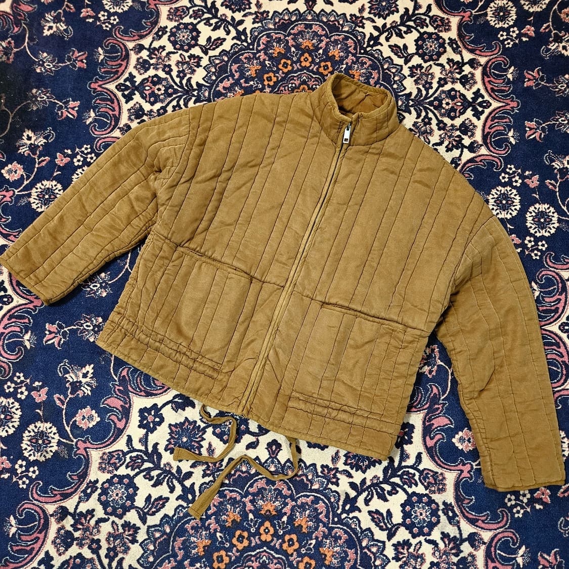 자라(ZARA) 세로 깔깔이 집업 자켓 상품이미지1