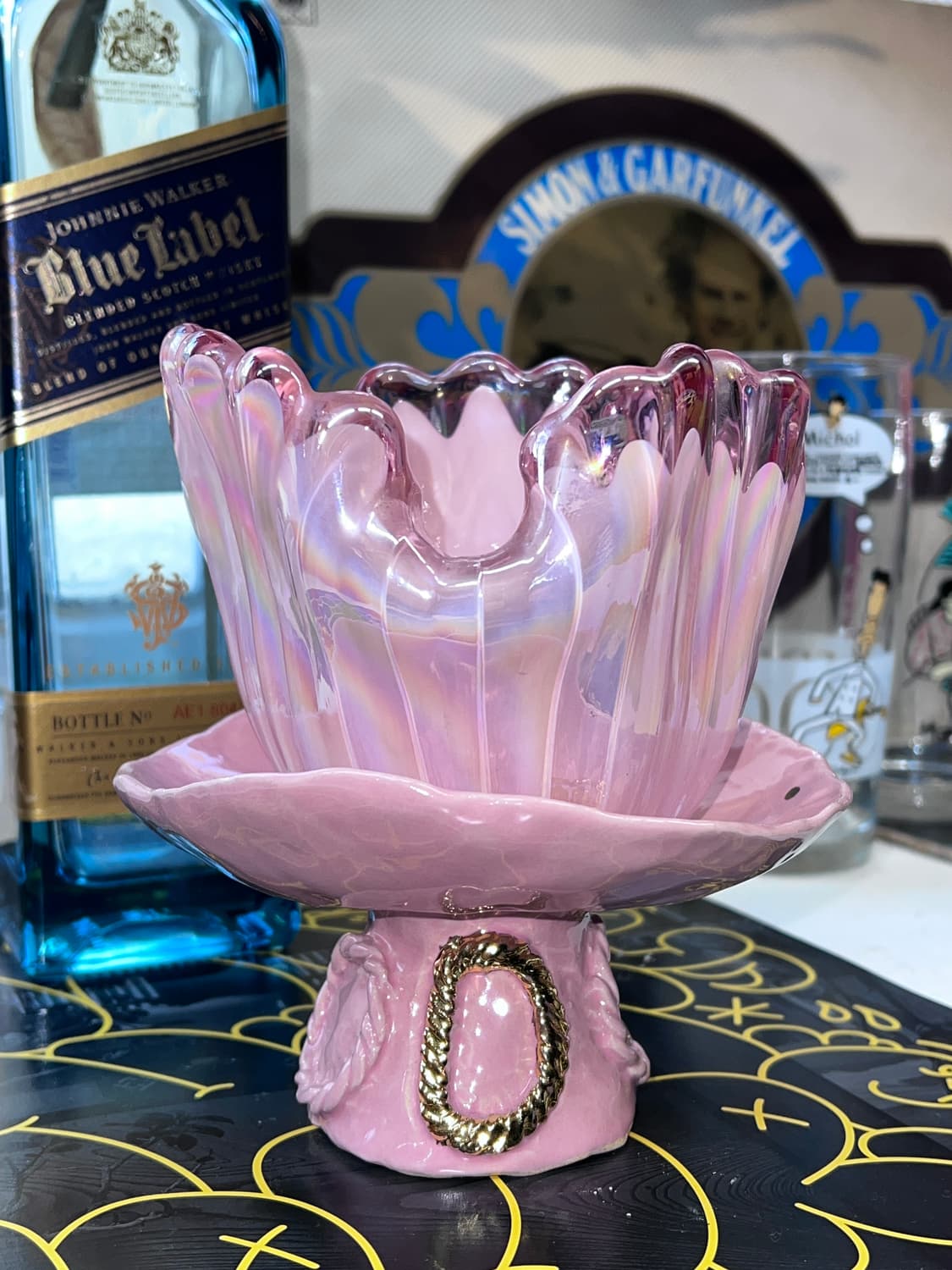 50s Murano Ruffled pink Opaline ArtGlass 상품이미지10