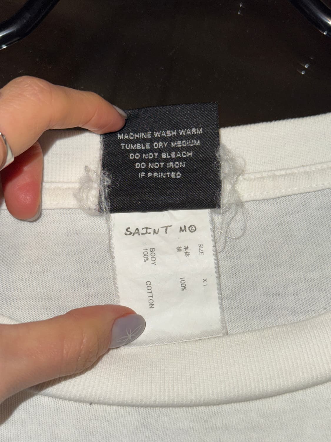 세인트미카엘 23SS 애플 오마주 티셔츠XL 상품이미지5