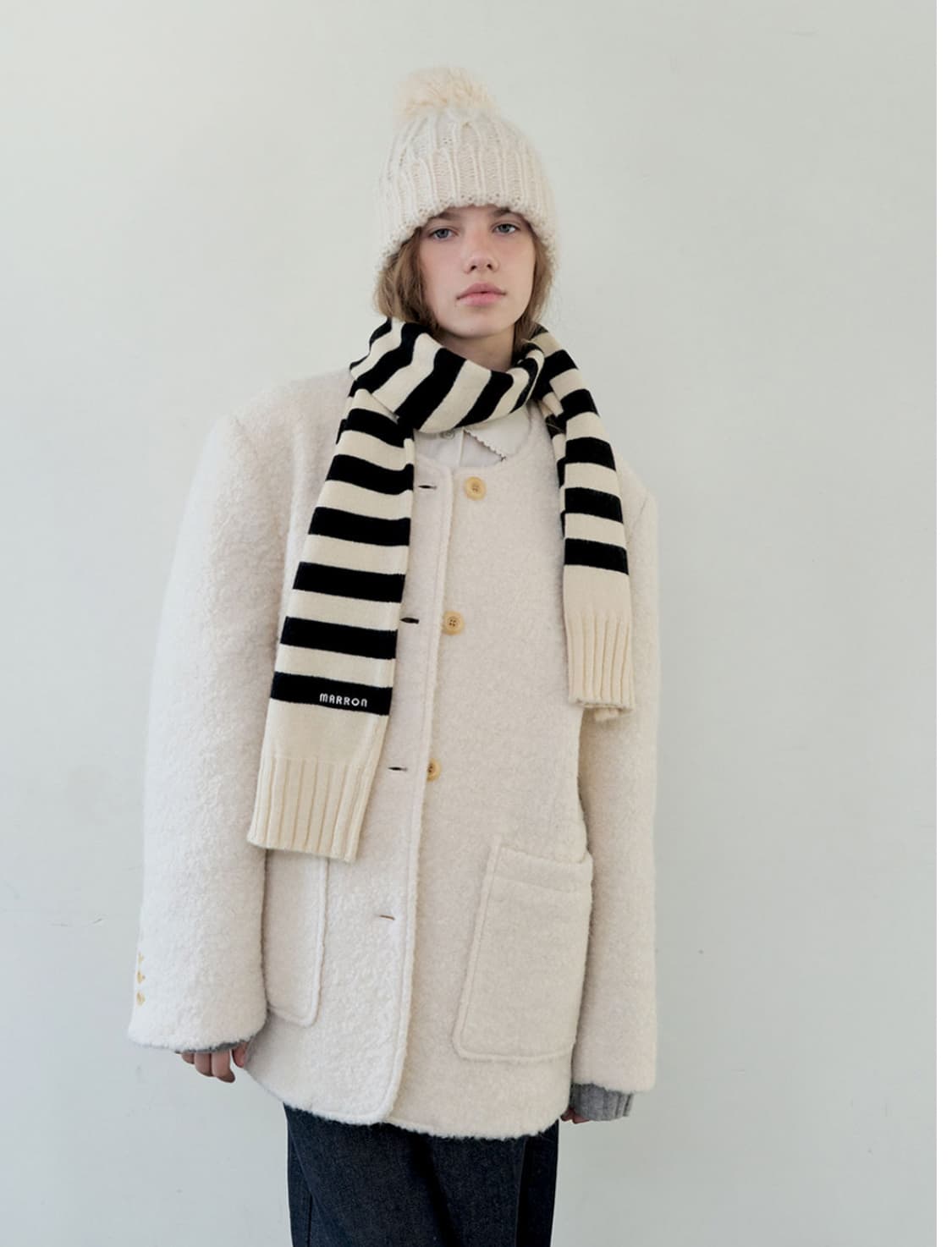 마론에디션 하프 코트 상품이미지2