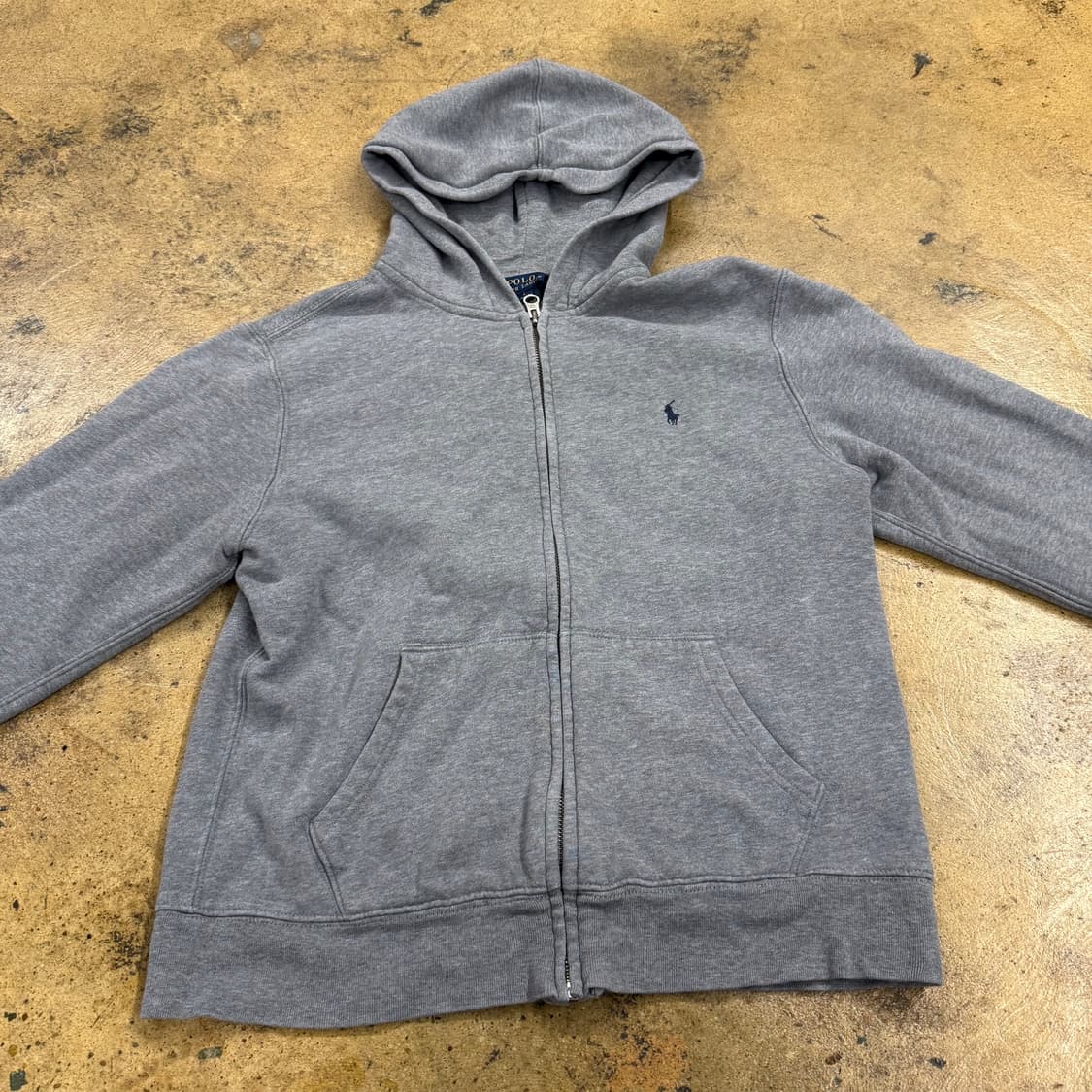 폴로 랄프로렌 그레이 후드집업 상품이미지3