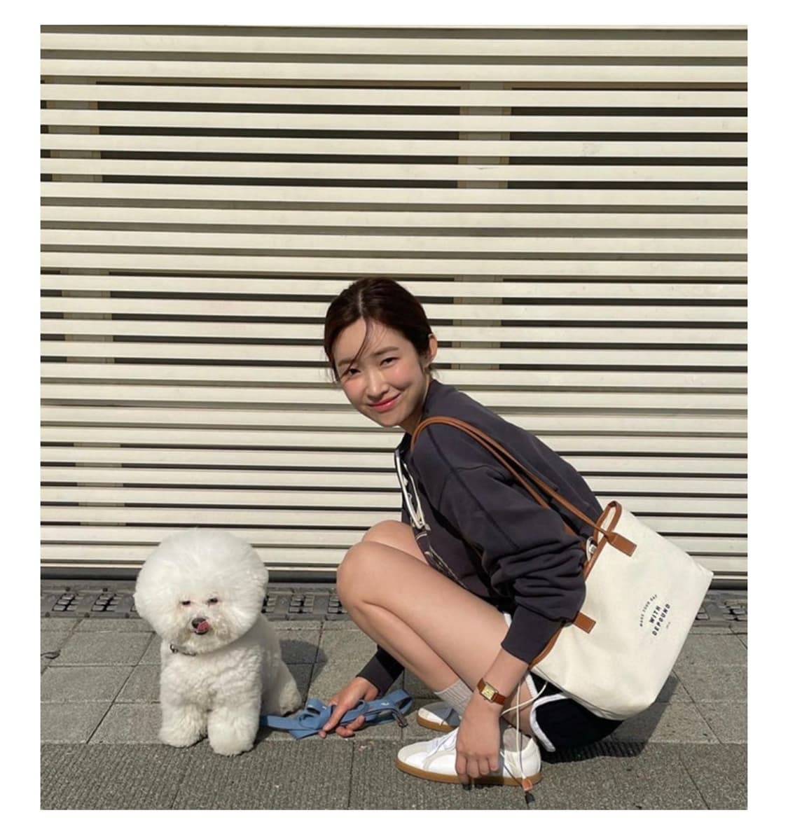 렉토 RECTO LLEGE 리지 로고 맨투맨 스웻셔츠 상품이미지3